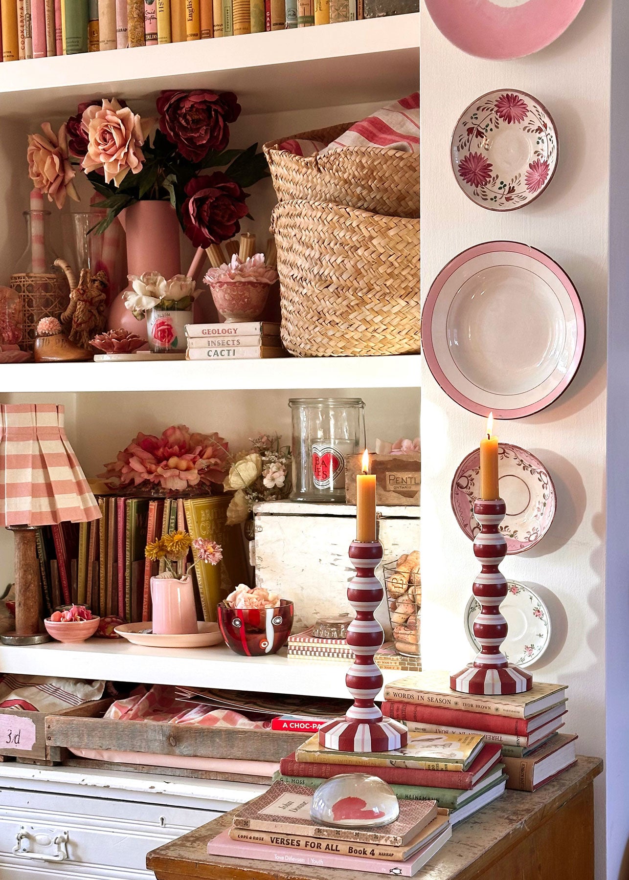 Circus Candlestick ~ Cherry