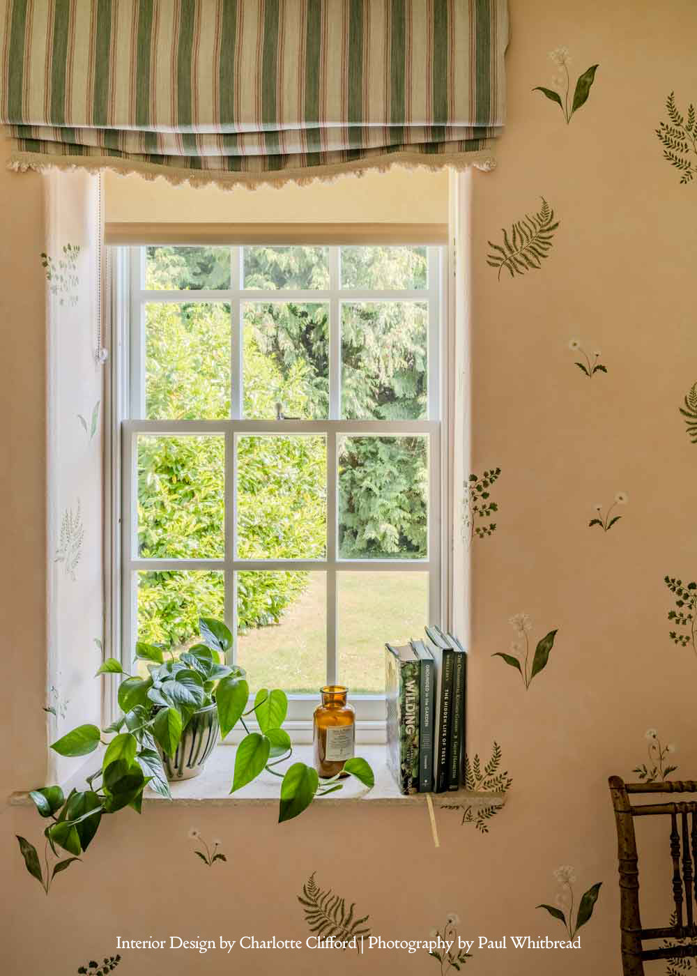 Herbarium Forest Wallpaper ~ Blush