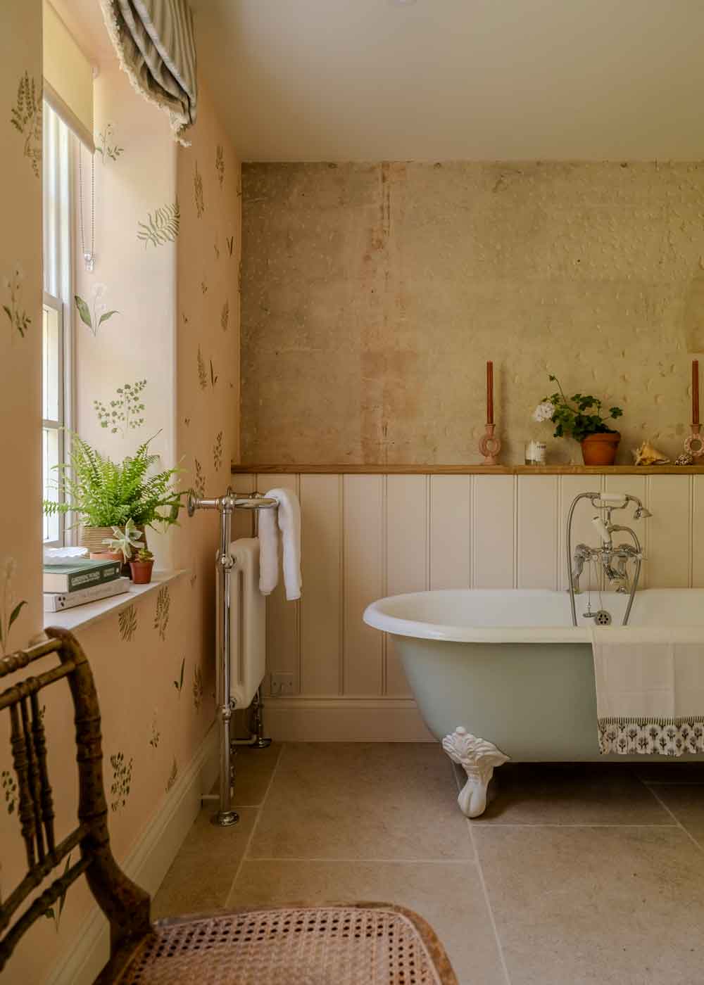 Herbarium Forest Wallpaper ~ Blush