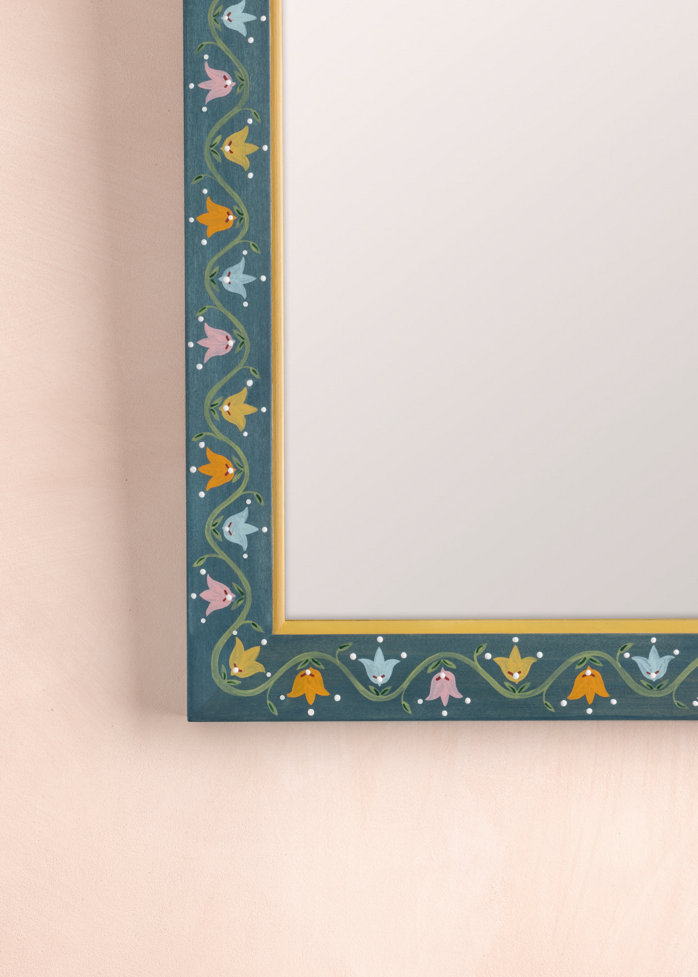 Rosa Mirror ~ Sapphire, Large