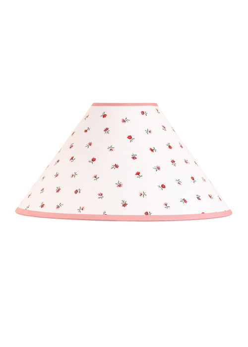 Petites Fleurs Cone Lampshade ~ Berry