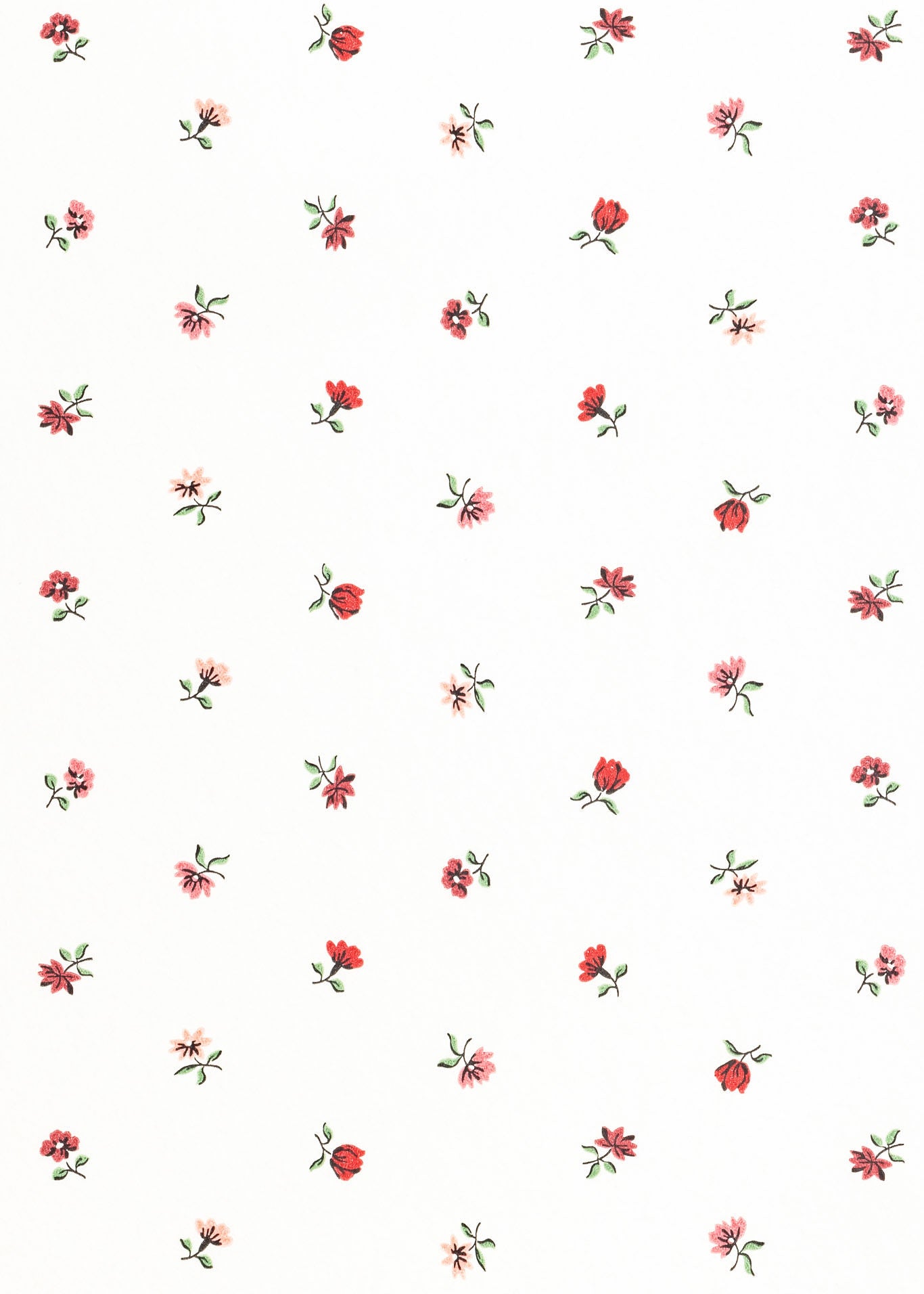 Petites Fleurs Parasol Lampshade ~ Berry