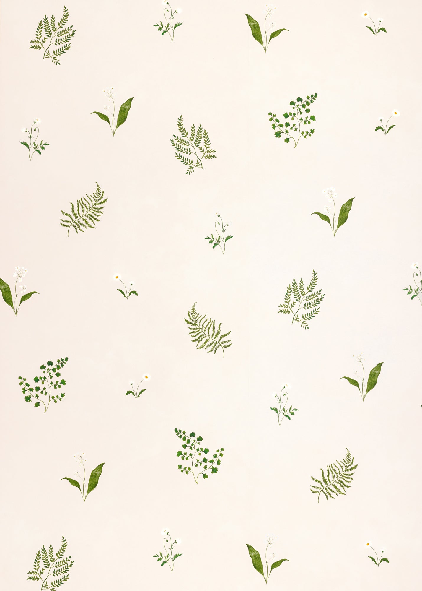Herbarium Forest Wallpaper ~ Ivory