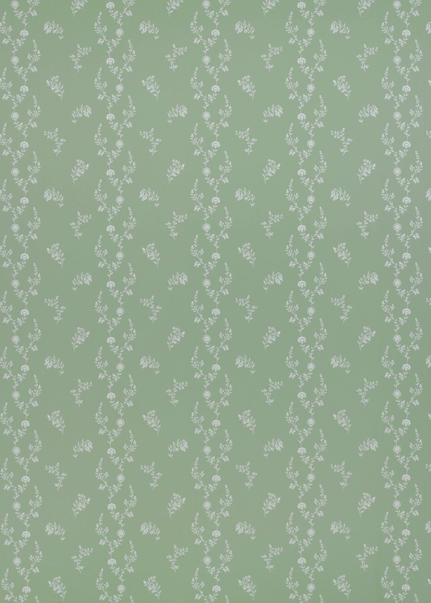 Indienne Lace Wallpaper ~ Sea Green
