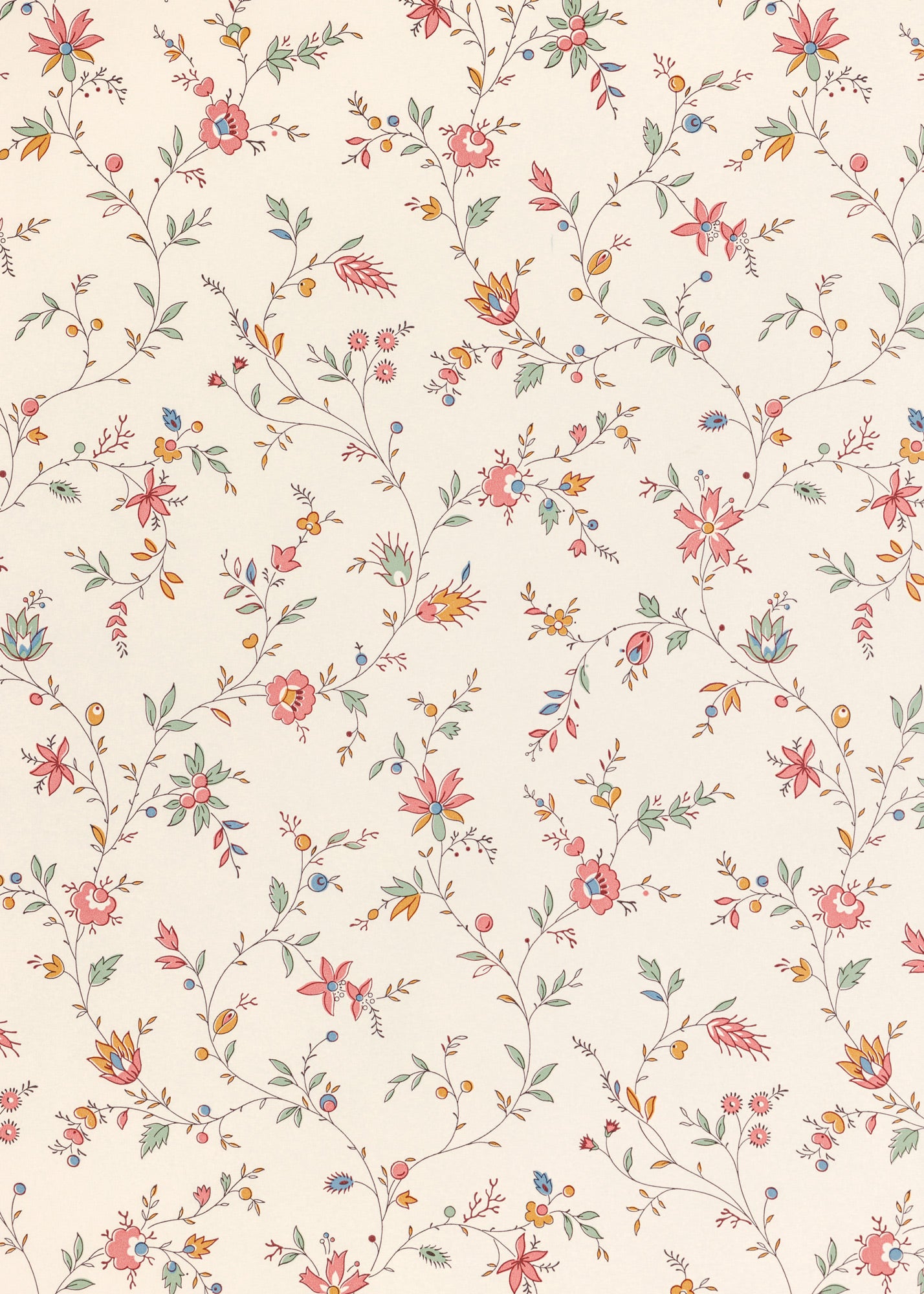 Indienne Trailing Wallpaper ~ Meadow
