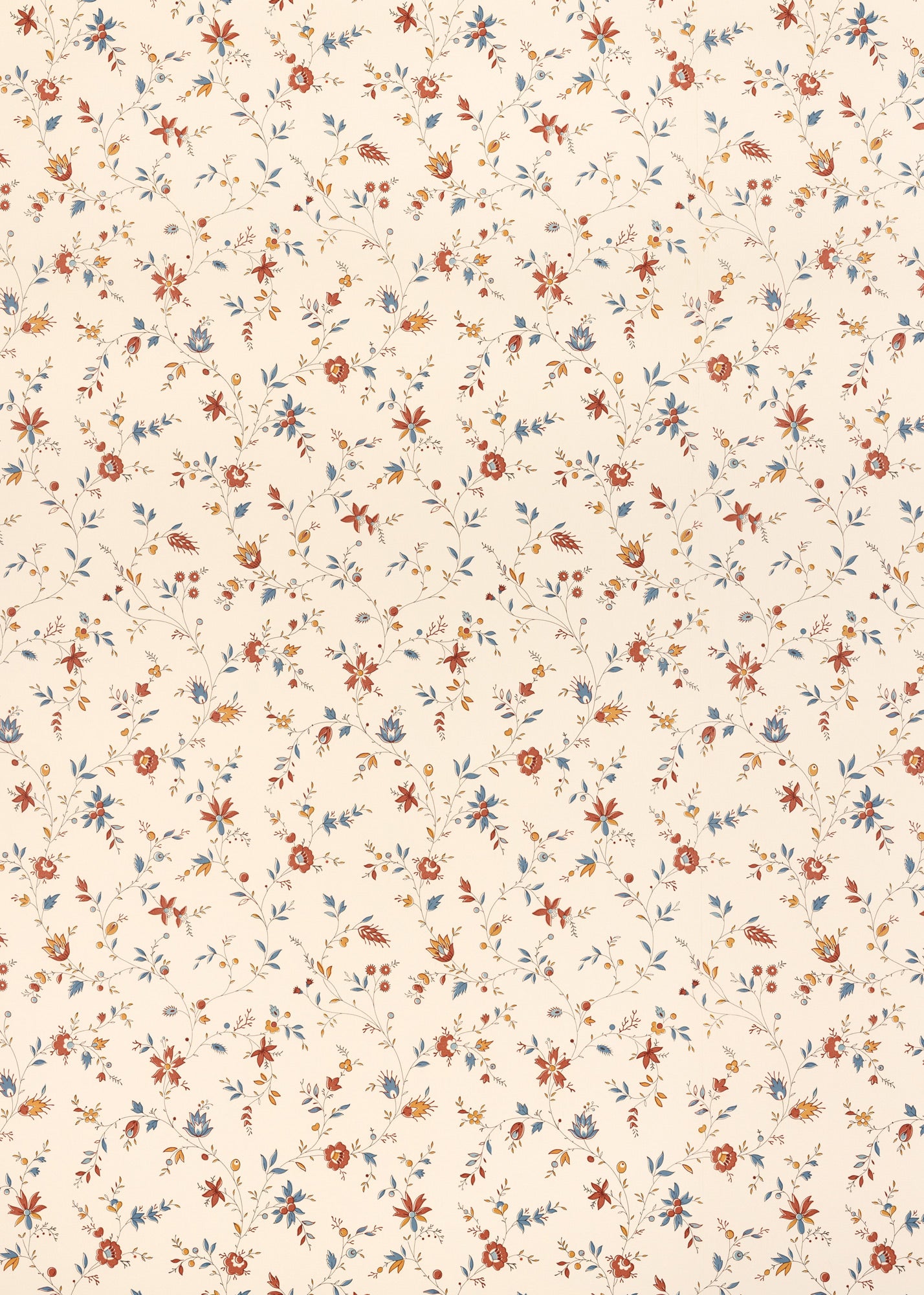 Indienne Trailing Wallpaper ~ Russet