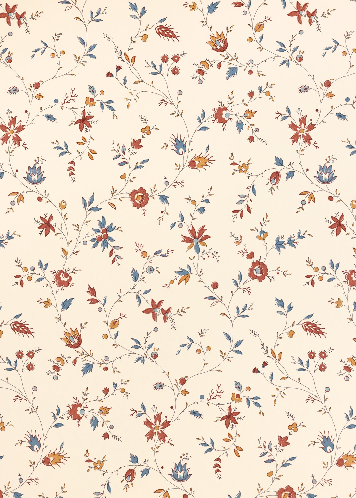 Indienne Trailing Wallpaper ~ Russet