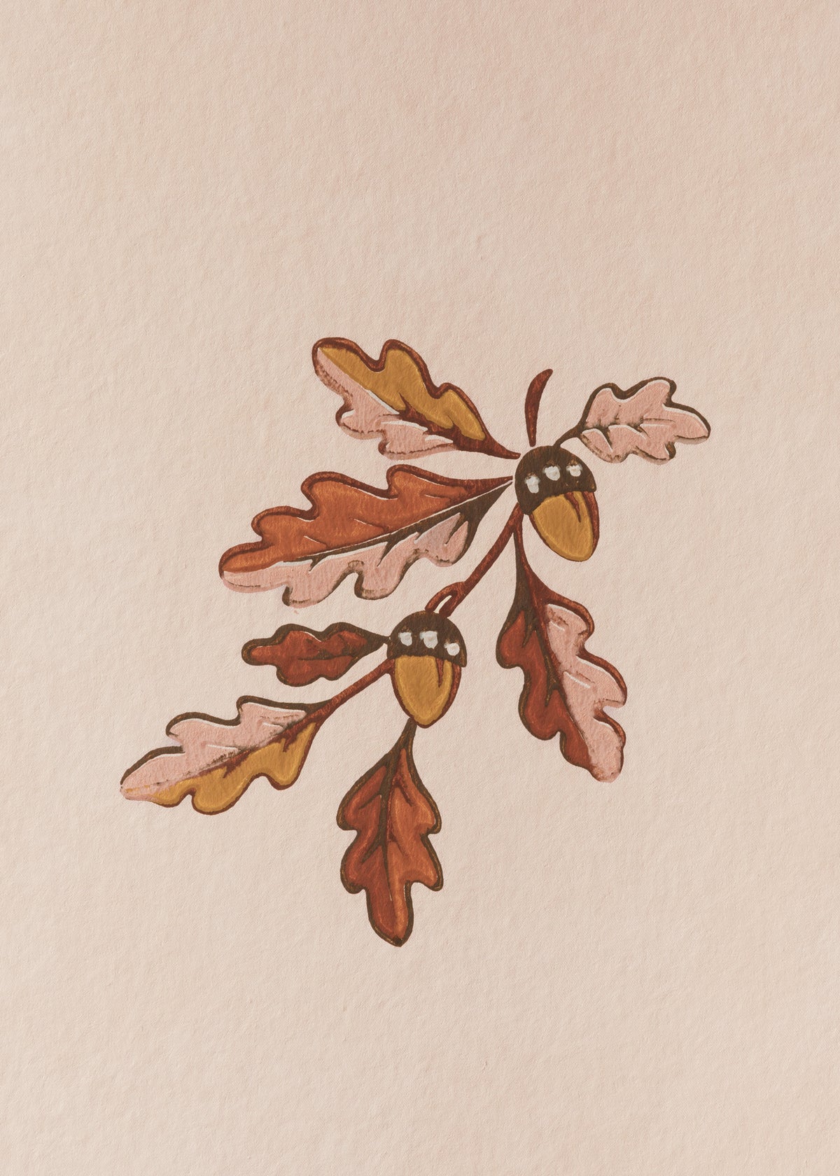 Oak Leaf Wallpaper ~ Autumn