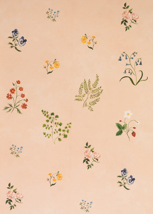Herbarium Wallpaper ~ Wildflower