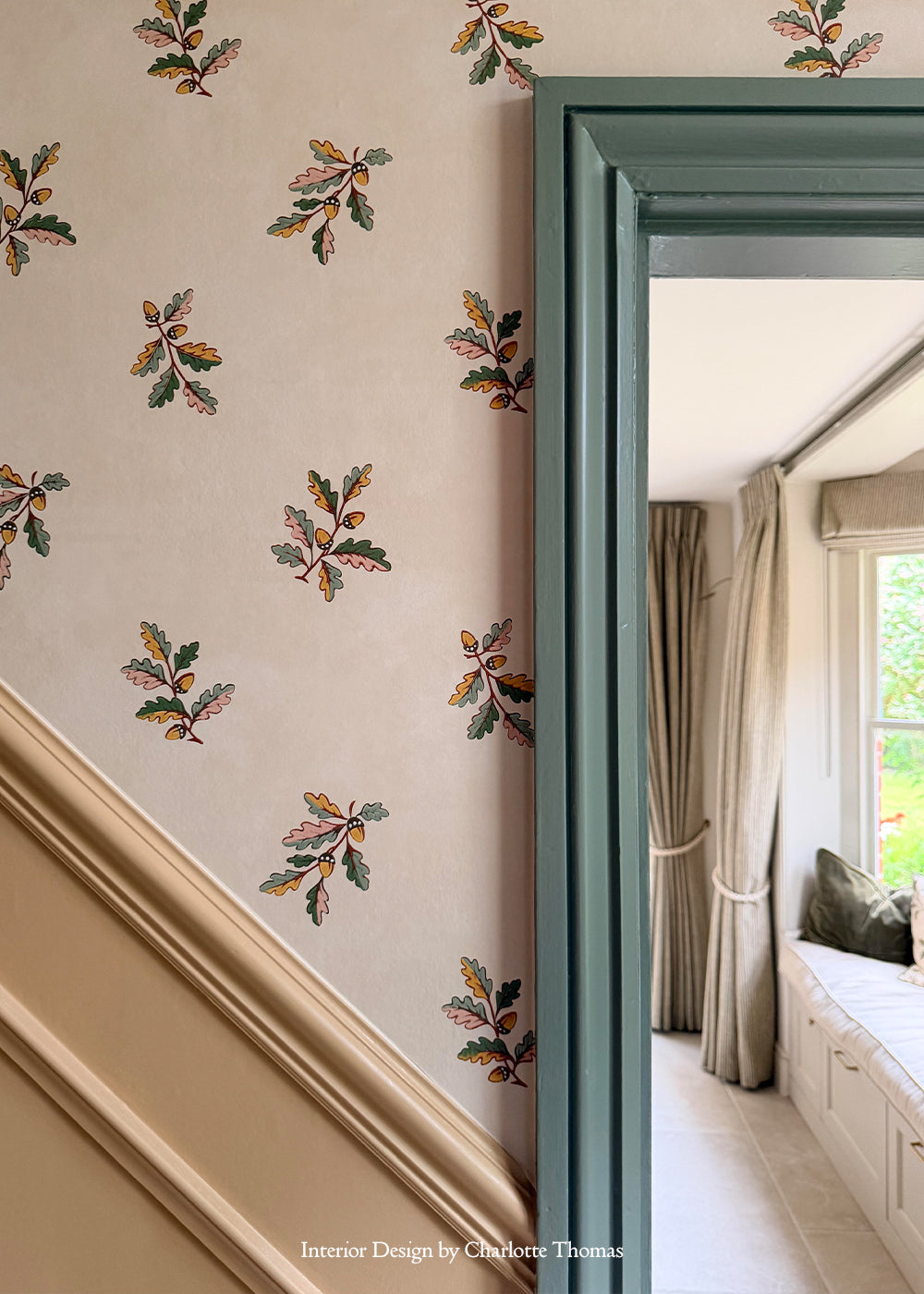 Oak Leaf Wallpaper ~ Original