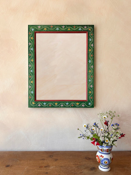 green-mirror-frame-tess-newall-decorative-painting