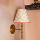 Folk Flower Lampshade ~ Pink / Green