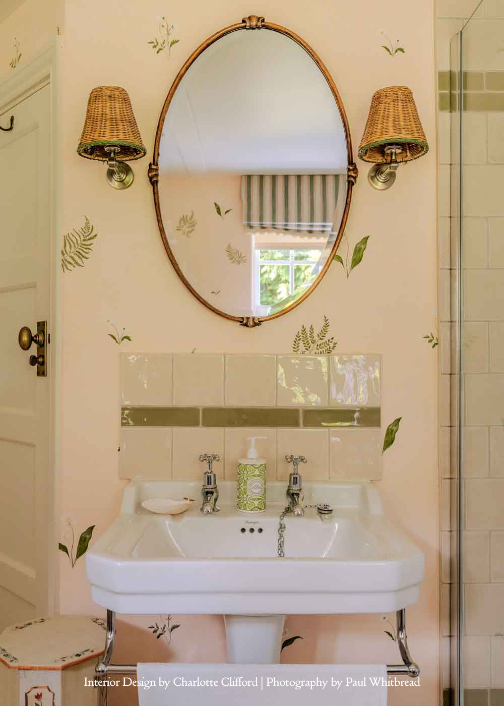 Herbarium Forest Wallpaper ~ Blush