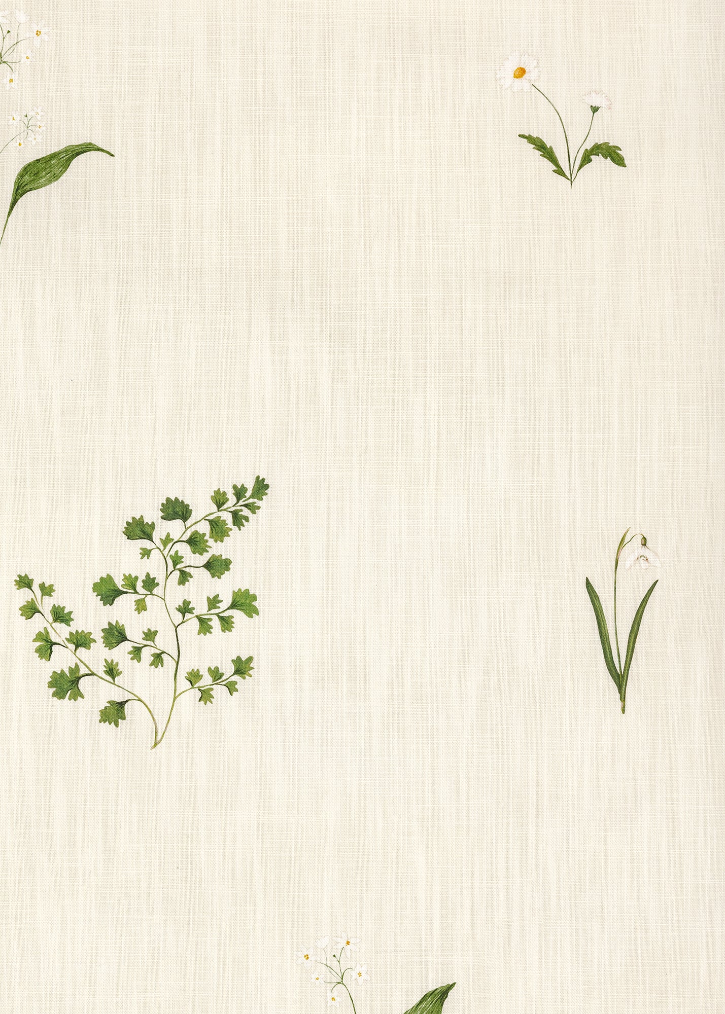Herbarium Forest Fabric ~Ivory