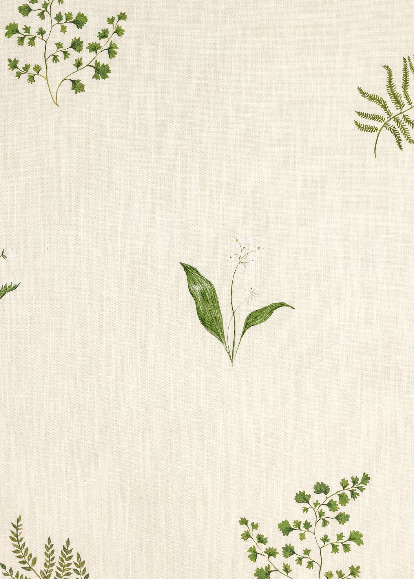 Herbarium Forest Fabric ~Ivory