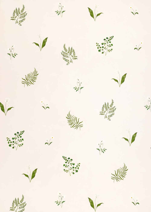 Herbarium Forest Wallpaper ~ Ivory