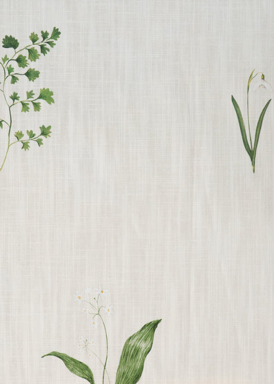 Herbarium Forest Fabric ~Ivory