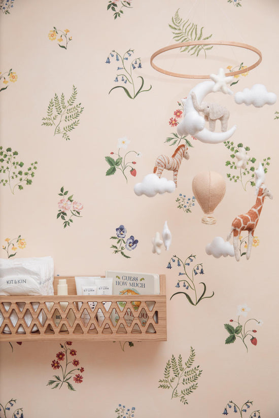 Herbarium Wallpaper Wildflower Tess Newall