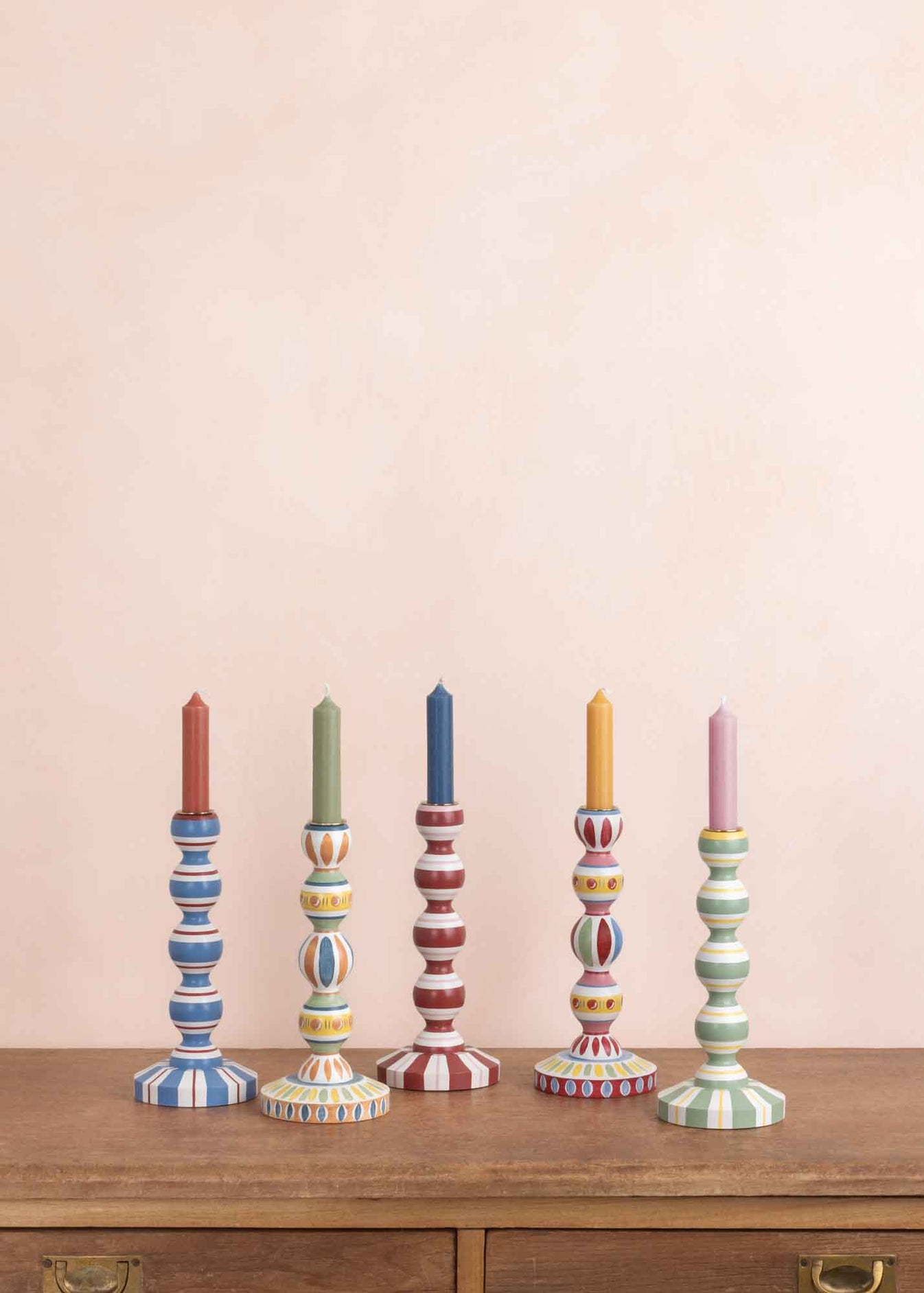 Circus Candlestick ~ Cherry – Tess Newall