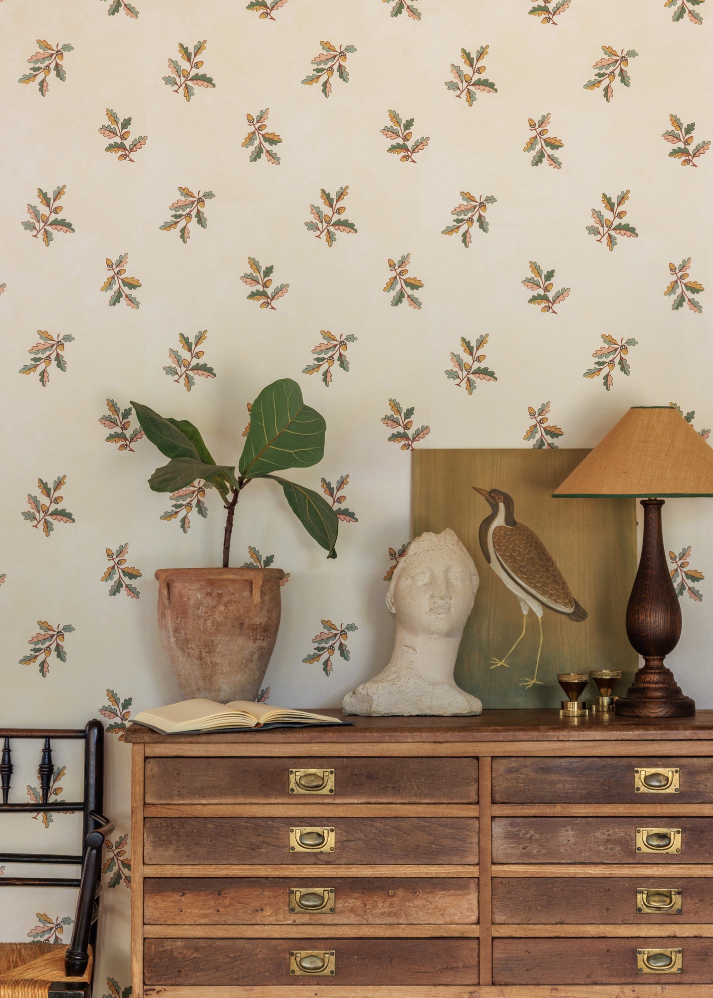 Oak Leaf Wallpaper ~ Original