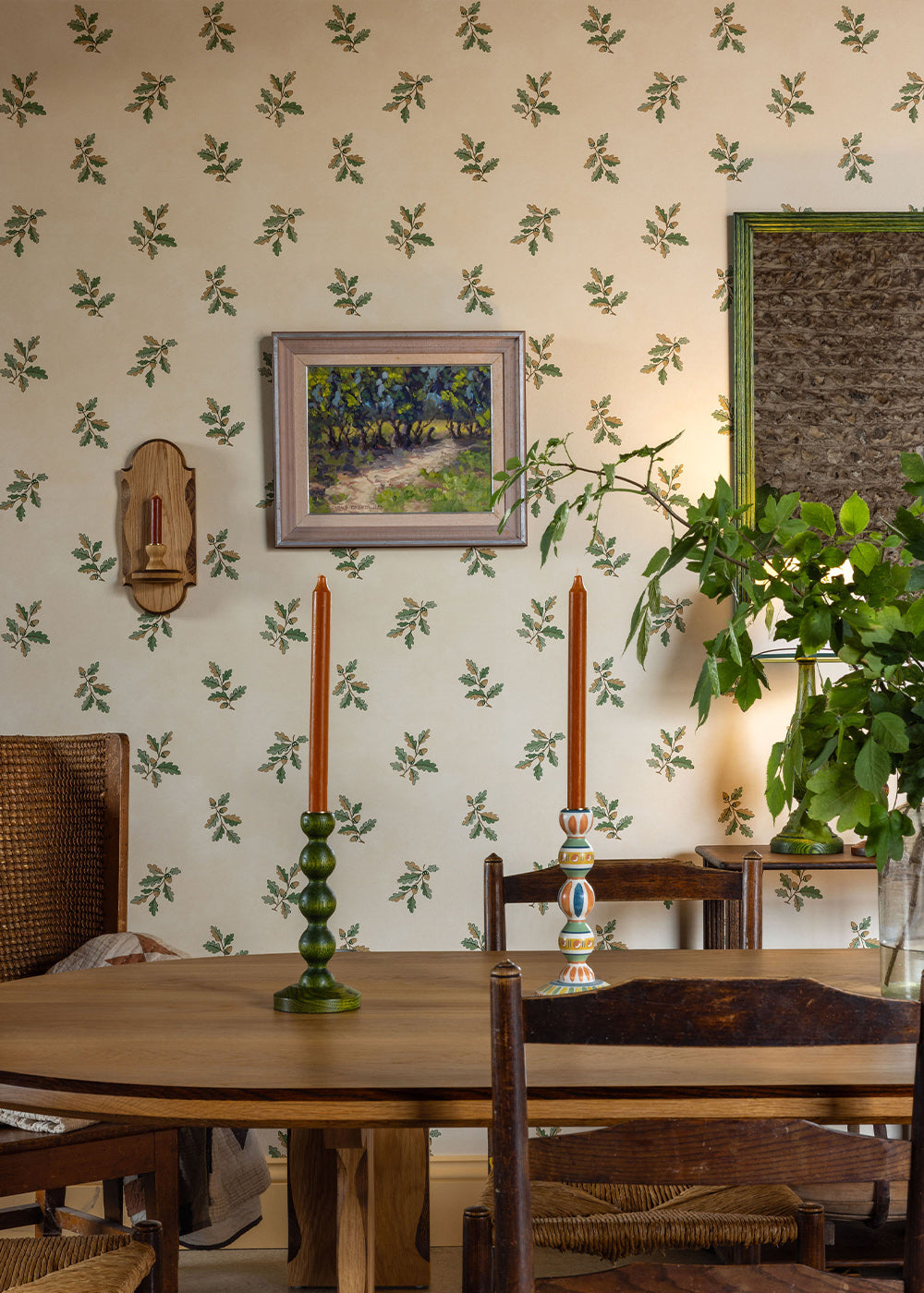 Oak Leaf Wallpaper ~ Spring