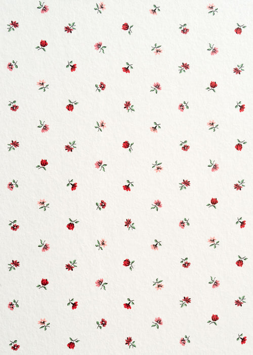 Petites Fleurs Wallpaper ~ Berry