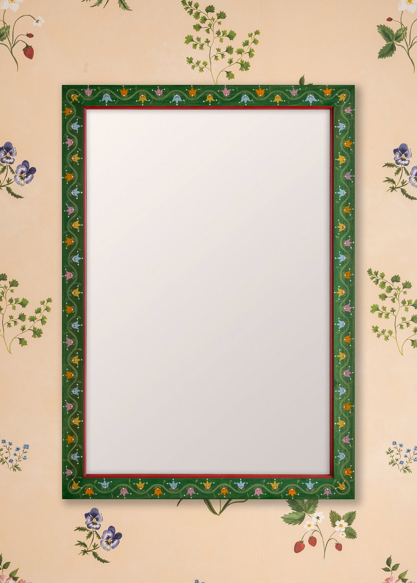 Rosa Mirror ~  Malachite, Large