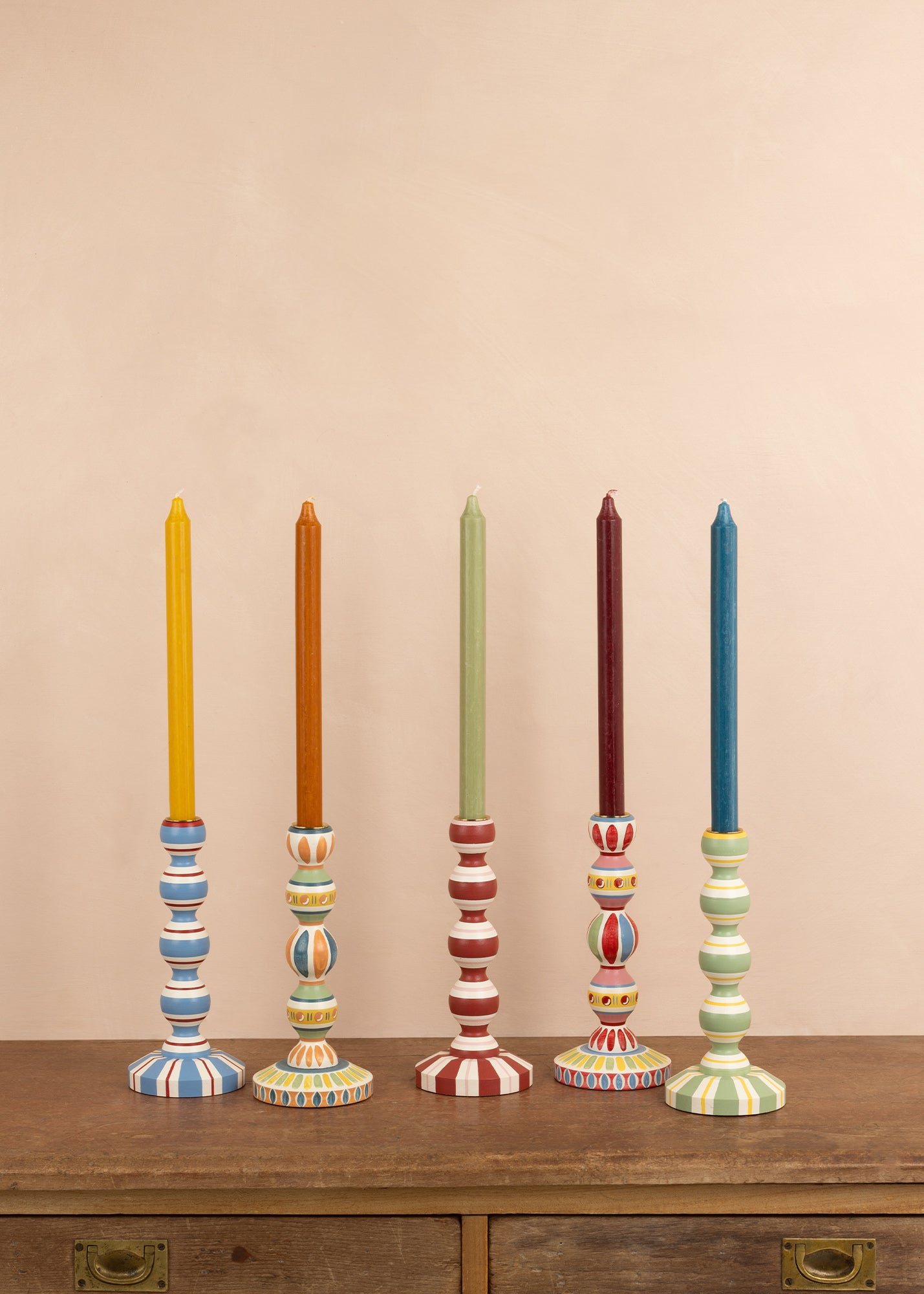 Circus Candlestick ~ Cherry – Tess Newall