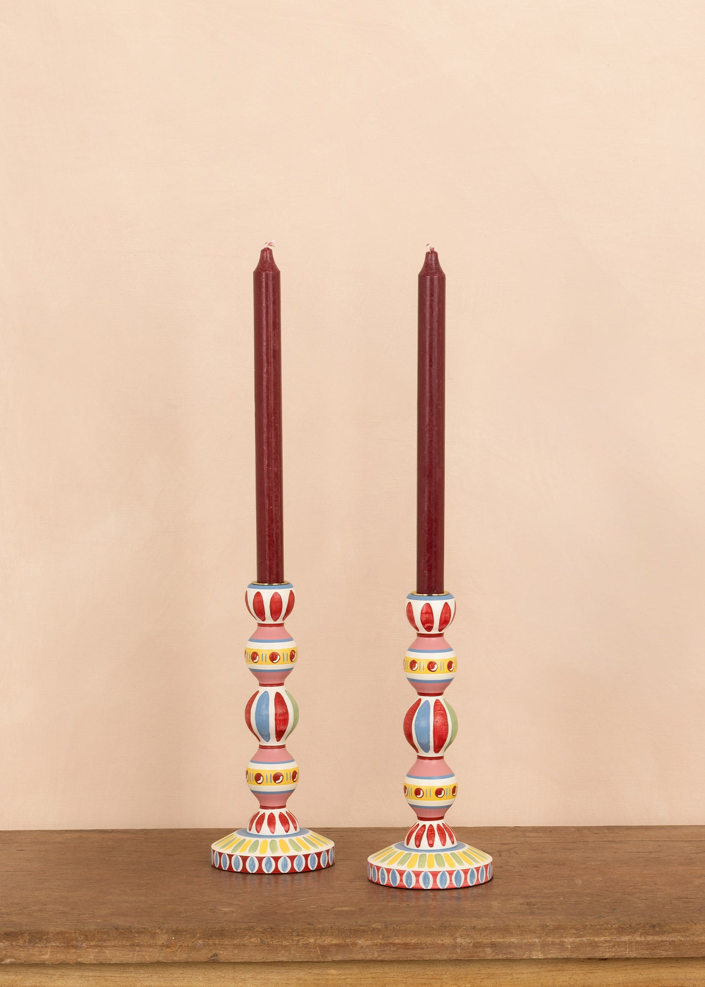 Bloomsbury Candlestick ~ Cherry – Tess Newall