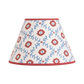 Folk Flower Lampshade ~ Red / Blue