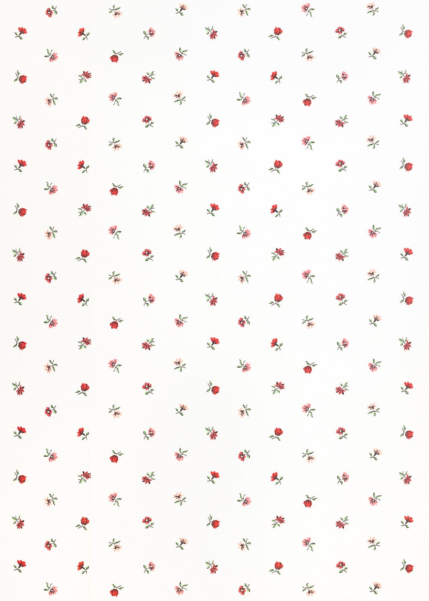 Petites Fleurs Wallpaper ~ Berry