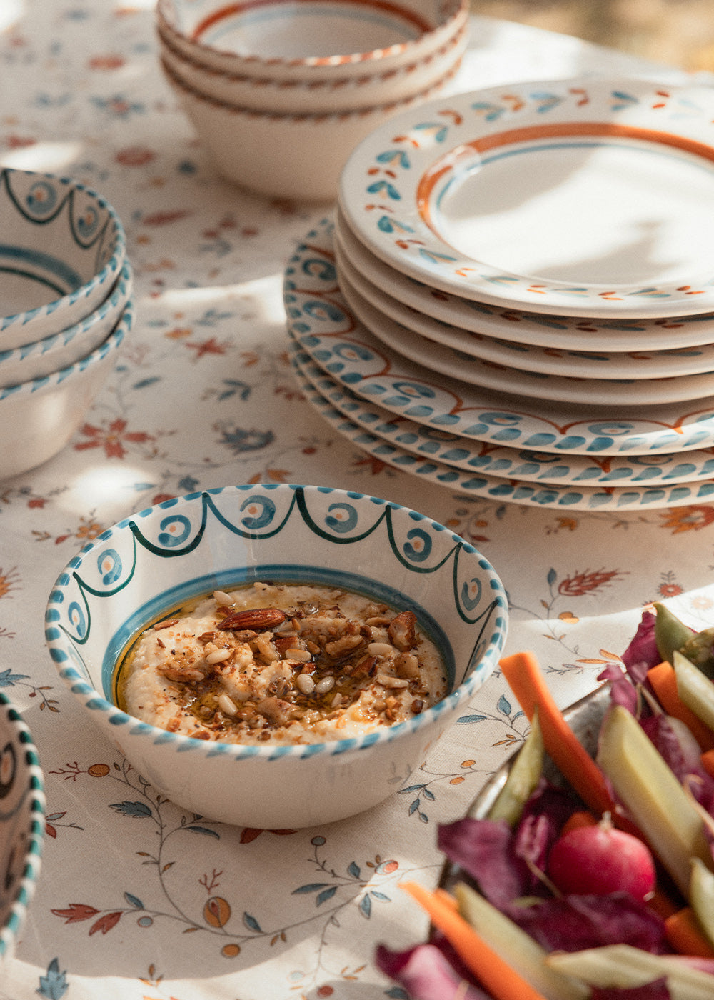 Ottoline Azure Cereal Bowl, Set of 4