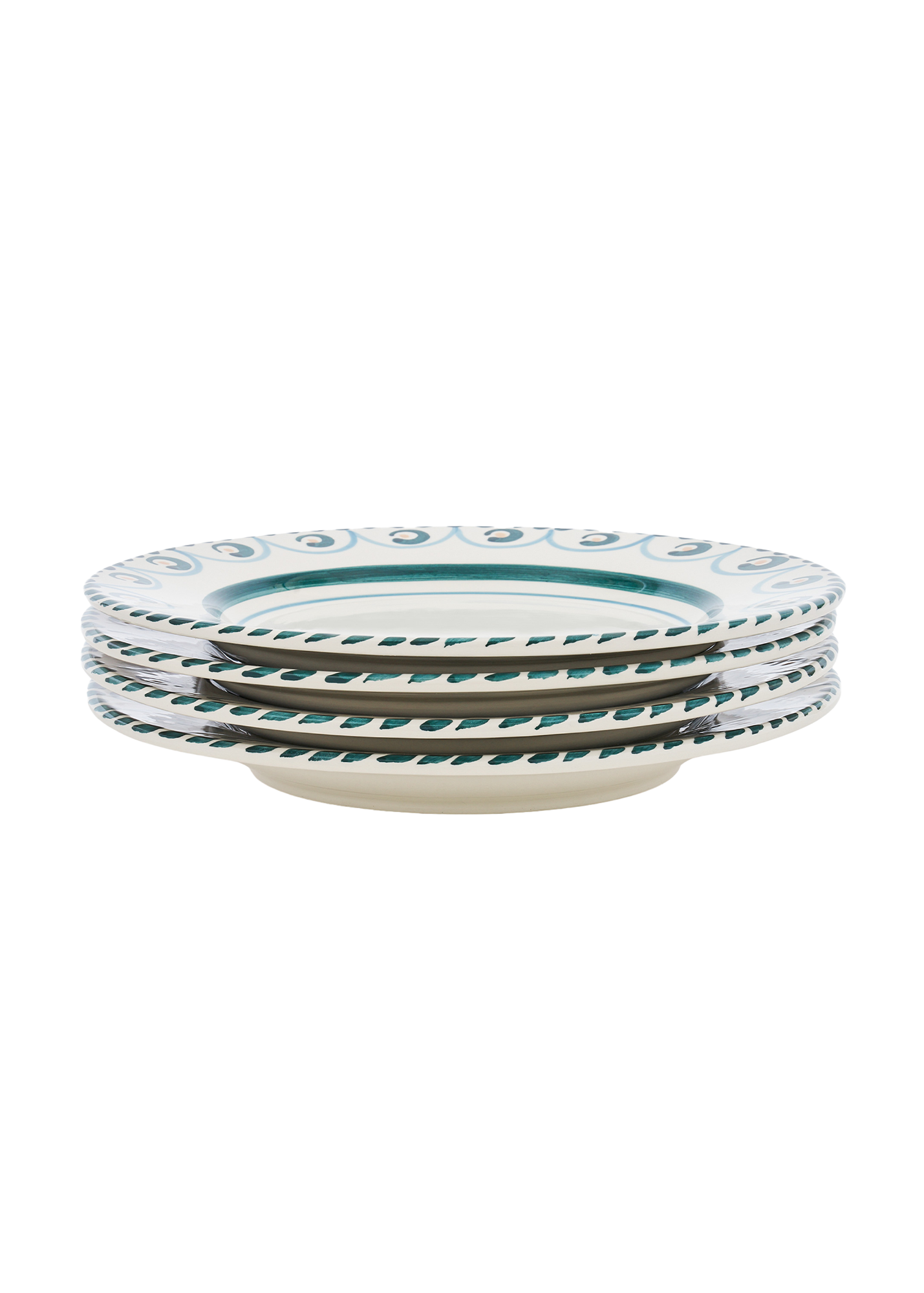 Ottoline Azure Dinner Plate, Set of 4