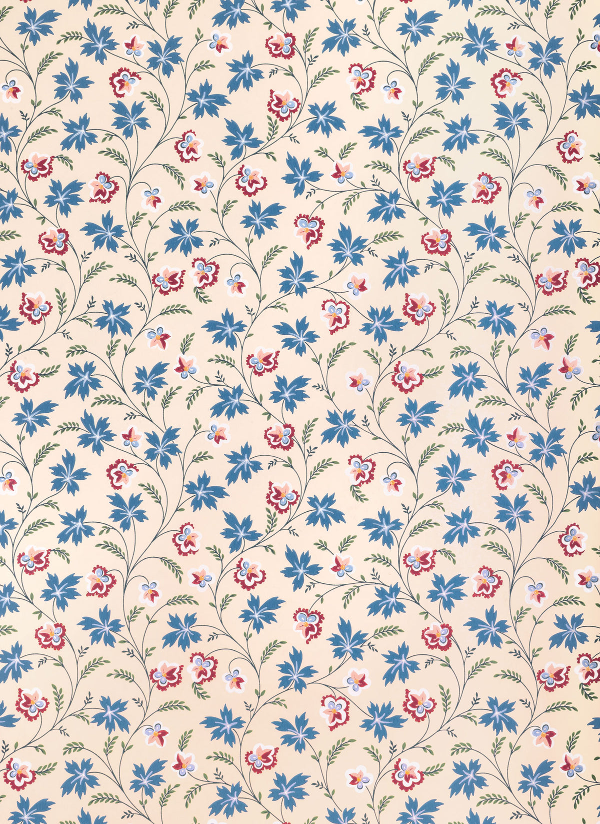 Apolline Wallpaper ~ Cornflower