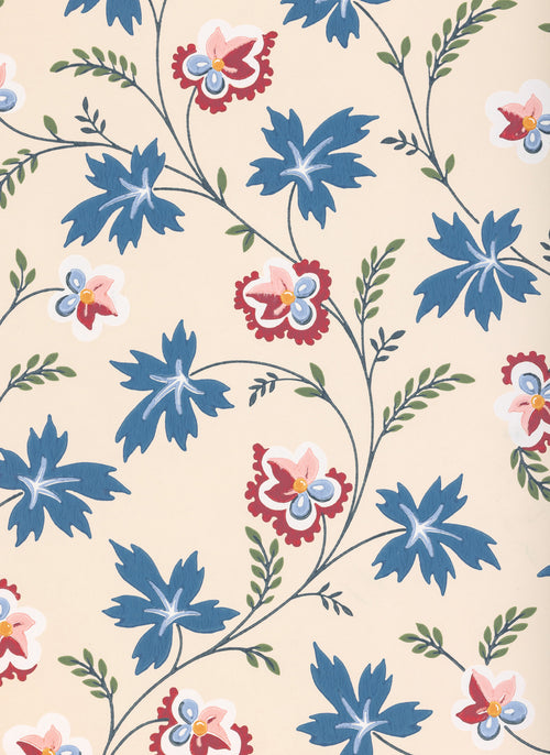 Apolline Wallpaper ~ Cornflower