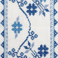 Natalia Gathered Lampshade ~ Cornflower