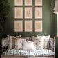 Natalia Frill Cushion ~ Cornflower