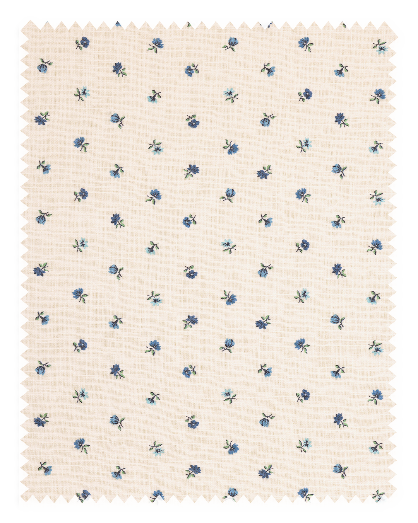 Petites Fleurs Voile Fabric ~ Delft