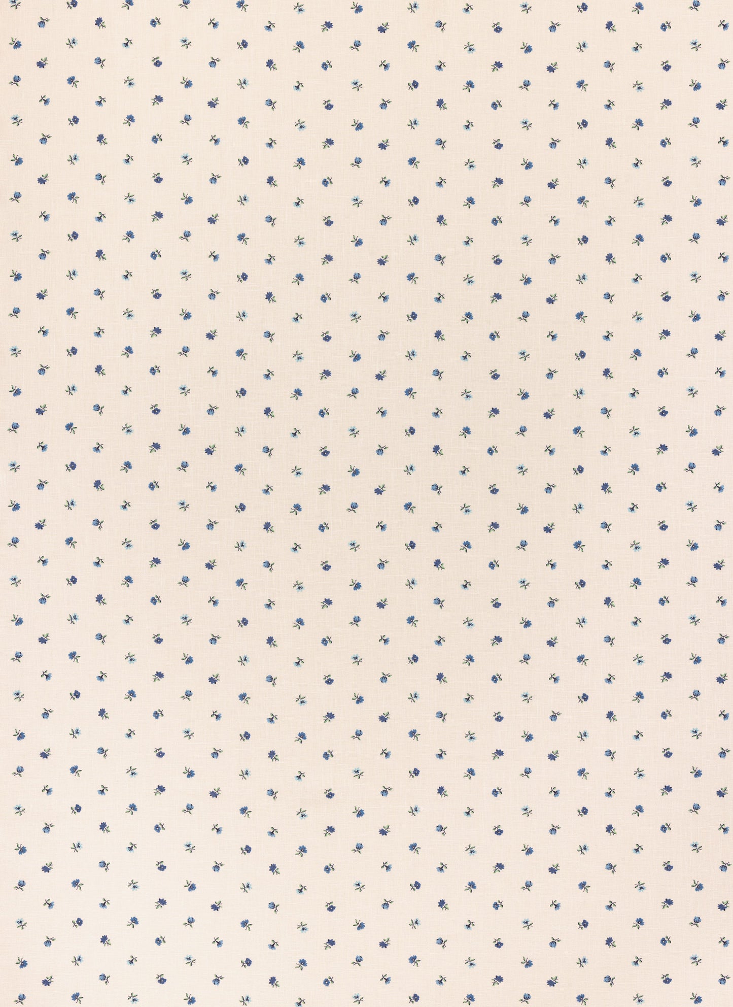 Petites Fleurs Voile Fabric ~ Delft