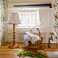 Folk Flower Lampshade ~ Pink / Green