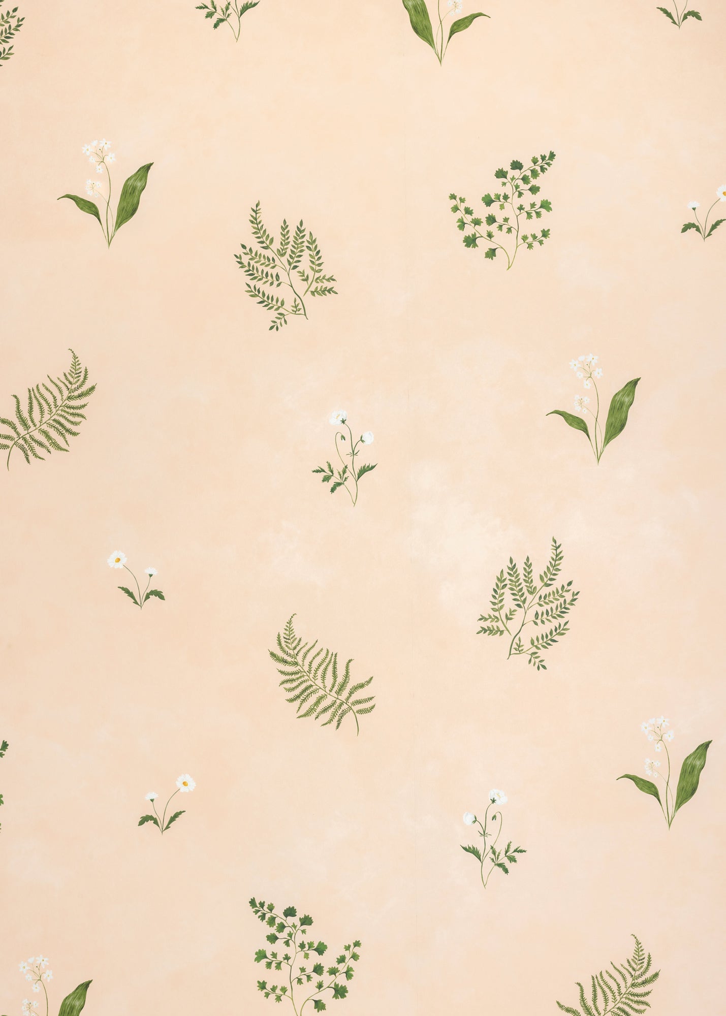 Herbarium Forest Wallpaper ~ Blush