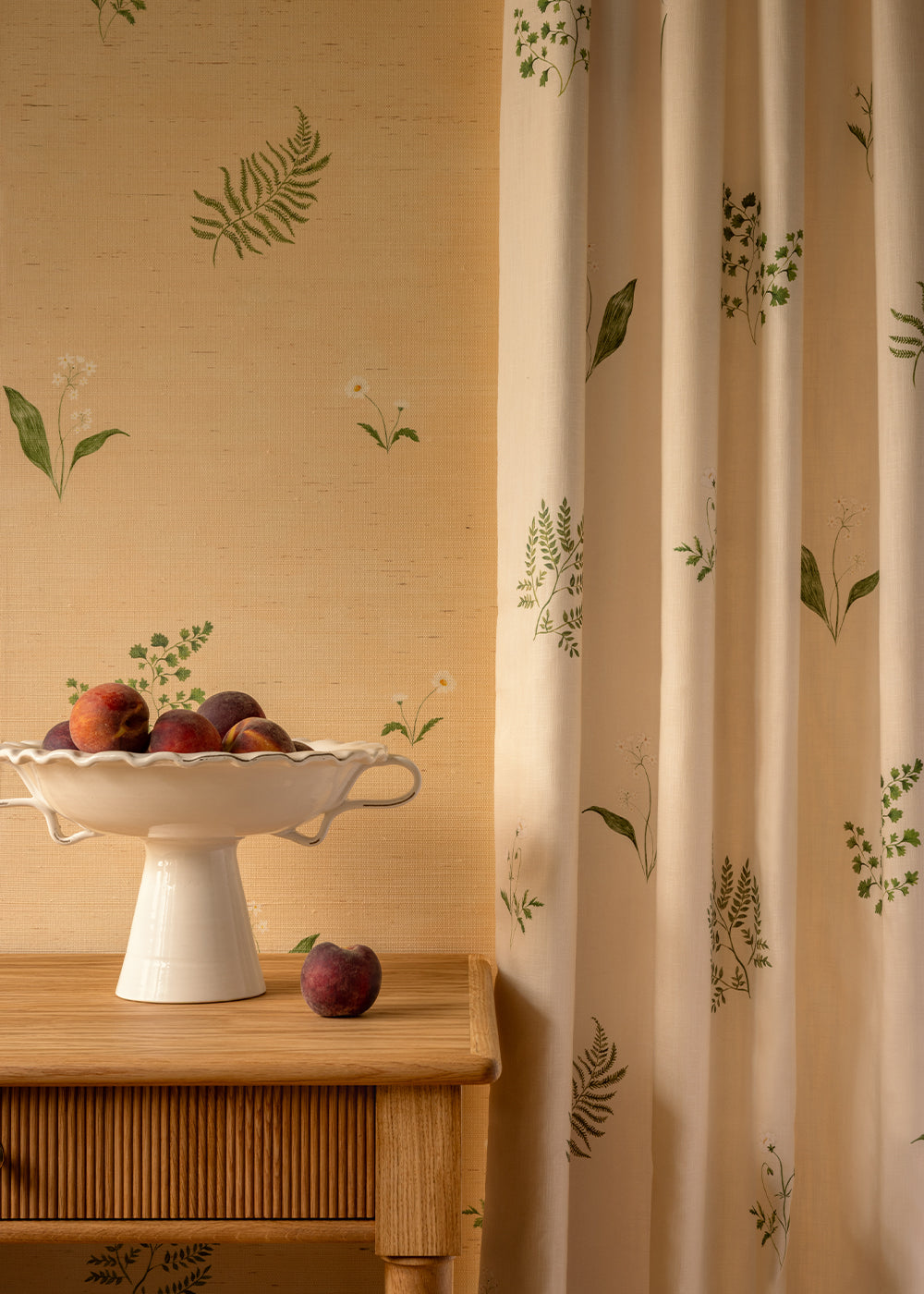 Herbarium Forest Fabric ~Ivory