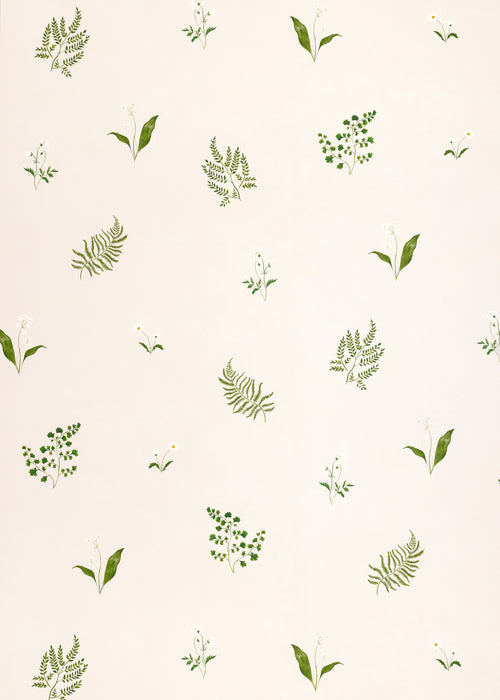 Herbarium Forest Wallpaper ~ Ivory