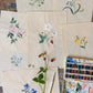 Herbarium Ditsy Lampshade ~ Ivory