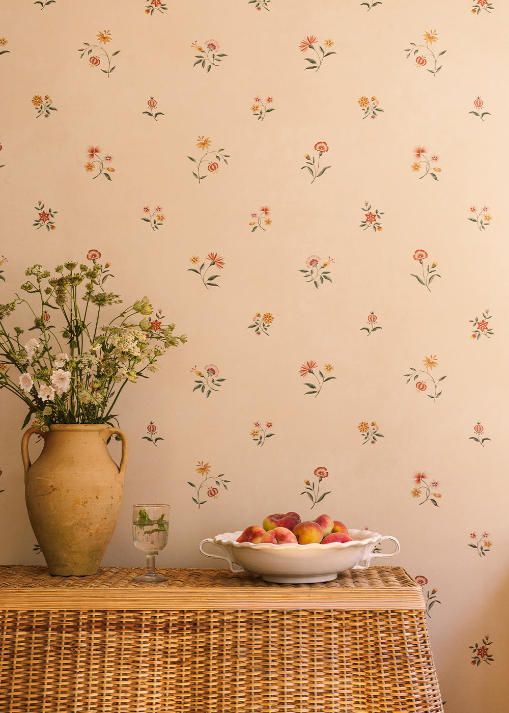 Mirabel Sprig Wallpaper ~ Honey