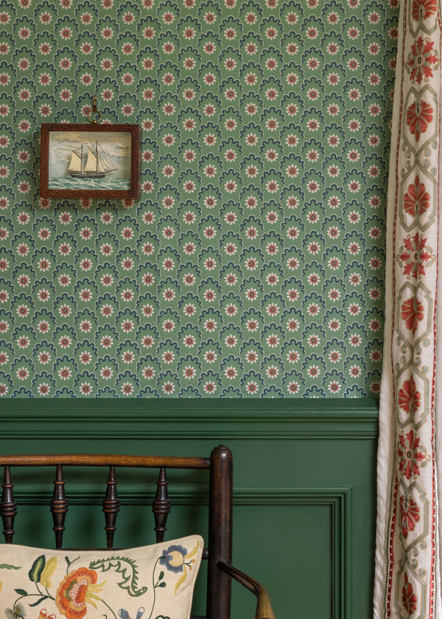 Ida Wallpaper ~ Sage