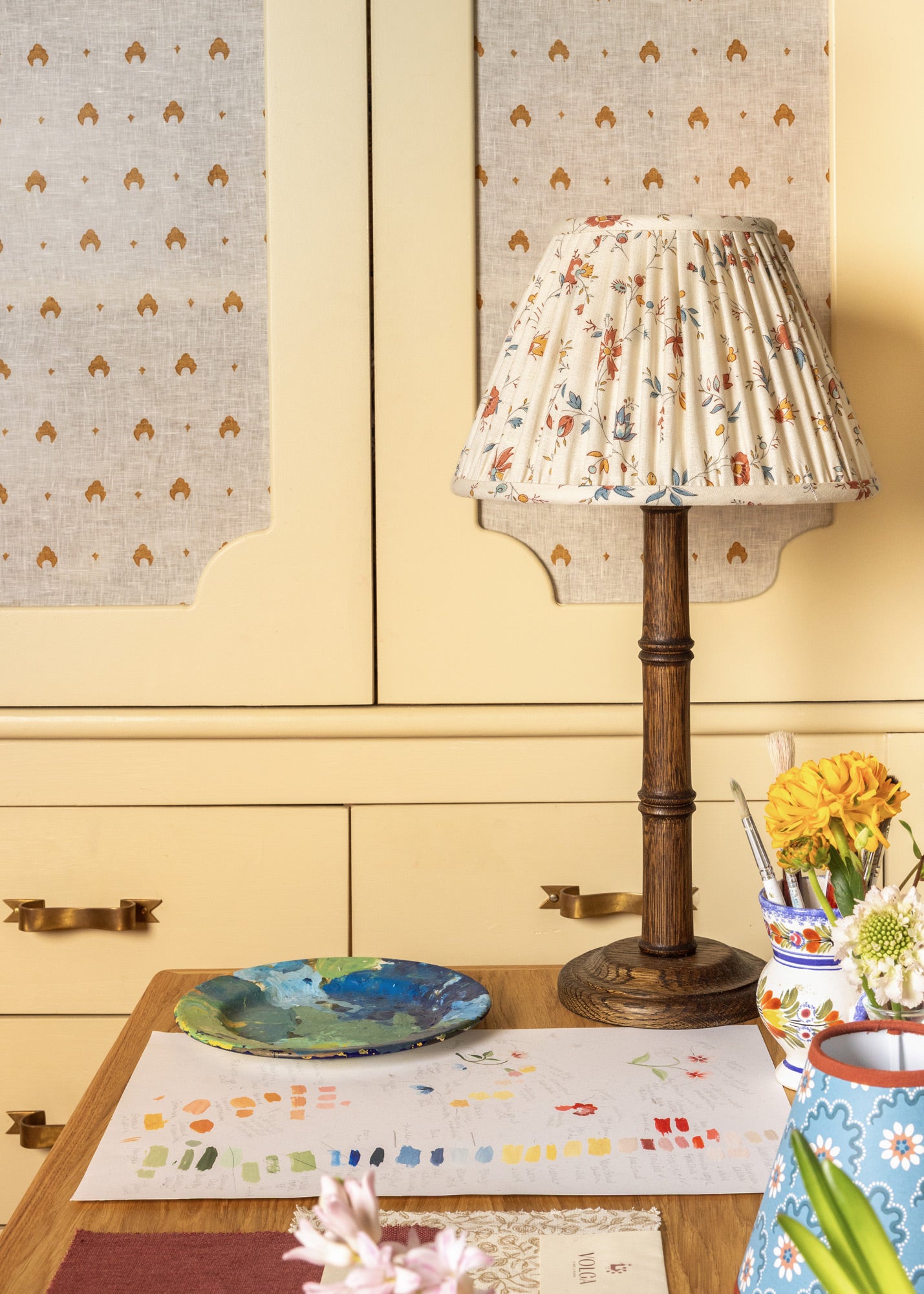 Indienne Trailing Fabric ~ Russet