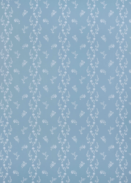 Indienne Lace Wallpaper ~ Jasper Blue