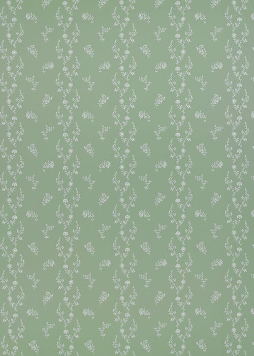 Indienne Lace Wallpaper ~ Sea Green