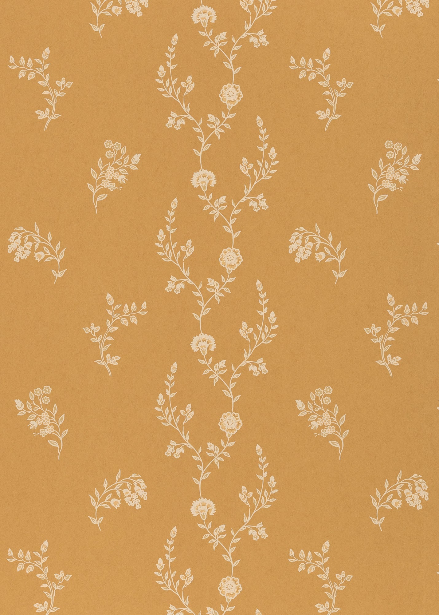 Indienne Lace Wallpaper ~ Yellow Ochre